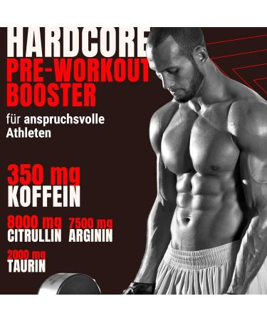 Powerstar Blackout Hardcore Pre-Workout Booster 600G | Vegan Energy & Focus | High-Dose Pump with Natural Caffeine | German Quality | Blue Raspberry Flavor - Buy Online on GoSupps.com