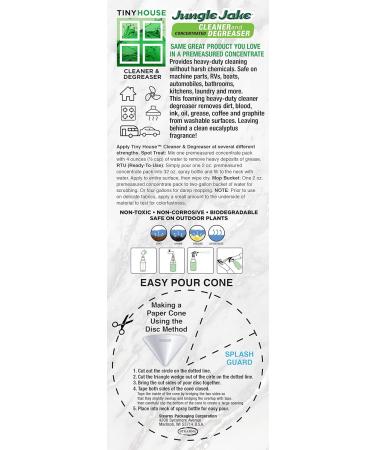 Buy Tiny House Cleaner & Degreaser Kit Powerful Eco-Friendly Cleaning Solution for Global Shipping - Buy Online on GoSupps.com
