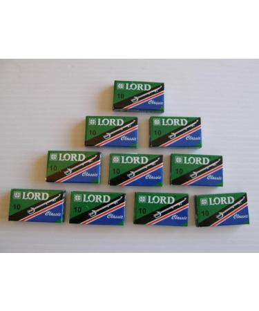 100 LORD Super Stainless Classic Double Edge Safety Razor Blades - Premium Quality for a Close Shave | International Shipping Available - Buy Online on GoSupps.com