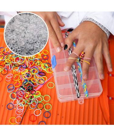 100 Pcs Clean S Clip Connectors Rubber Refills for Loom Rubber Band Bracelet Making - Buy Online on GoSupps.com