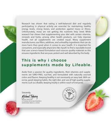 Lifeable Cranberry Gummies for Women | 25000 mg Equivalency | Great Tasting Cranberry Supplement | for Urinary Tract Health Bladder & Kidney Support | Vegan and Non GMO Cranberries | 60 Count - Buy Online on GoSupps.com