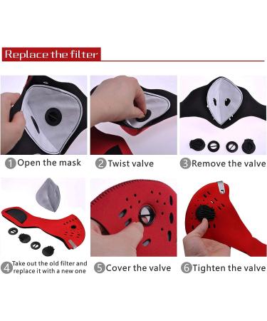 36 PCS Activated Carbon Filters | 5-Layer Replacement Filters for Face Masks | Anti-Dust & Protective Shield for Cycling | Outdoor Activities - Buy Online on GoSupps.com