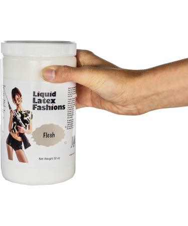 Flesh Liquid Latex Face & Body Paint - 32 Fl Oz Ammonia Free Ideal for Halloween & Cosplay - Buy Online on GoSupps.com