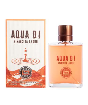 Hybrid & Company Aqua Di Rinascita Lecno For Men Eau De Parfum Vaporisateur Natural Spray 3.4 Fl Oz Aqua Di Rinascita Lecno 3.4 Fl Oz (Pack of 1)