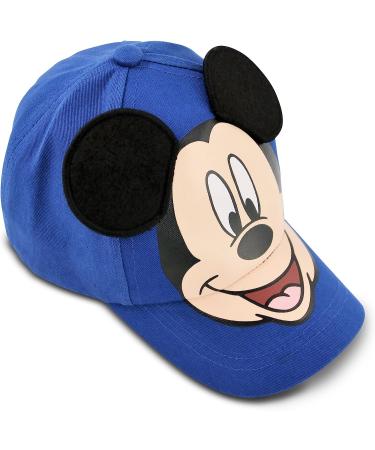 Disney Boys' Mickey Mouse Baseball Cap - Blue 4-7 Years | 3D Ears Curved Brim Strap Back Hat - Buy Online on GoSupps.com