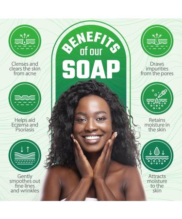 Detoxifying Sea Moss Soap - All-Natural Coffee Vanilla Coconut & Oatmeal Honey - Gentle for Sensitive Skin | Perfect Gift for Men & Women - Buy Online on GoSupps.com