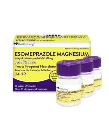Aurohealth Healthy Living Esomeprazole Magnesium 20mg Capsule 42 Count (Compare to N.e.x.i.u.m) 1