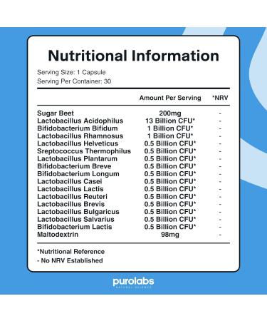 Probiotic Complex Supplement for Gut Health & Digestion - 21 Billion CFU with Prebiotic - Vegan - 60 Capsules - Buy Online on GoSupps.com