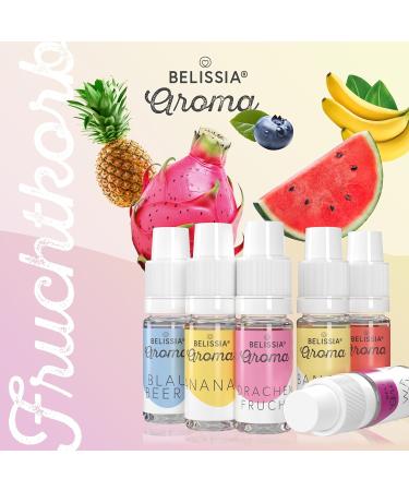 Belissia Food Aroma Set - 10ml High-Dose Fruit Basket Essence for Cooking Baking & Refreshment | International Shipping - Buy Online on GoSupps.com