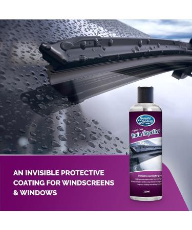 Greased Lightning Rain Repeller Windscreen Protector - Protects Windscreens from Rain Snow Dirt and Grime Improves Visibility Long Lasting Performance - 250ml - Buy Online on GoSupps.com