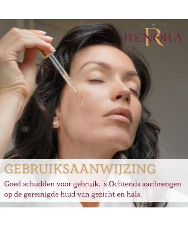 Renora Cosmetics RENORA Day Glow Ultralight Crystalline Serum I Skin Perfecting Serum I Facial Serum I Hydrating and Protecting I Fresh Skin I Hyaluronzuur I Kamille I Alo Vera I Vitamine B3 I 30 ML - Buy Online on GoSupps.com