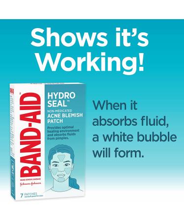 Band-Aid Hydro Seal Acne Patches for Face - Non-Medicated Blemish Patch for Pimples - 7 Patches - Buy Online on GoSupps.com