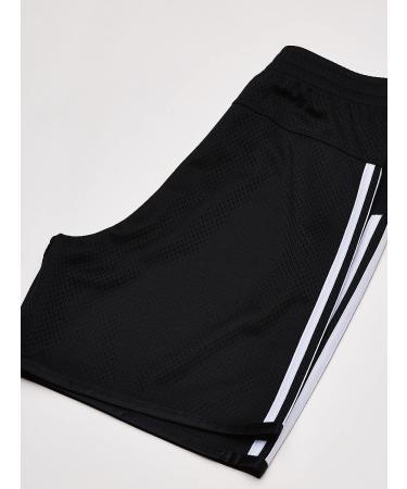adidas Girls' Big 5 Inch Mesh Athletic Shorts - Large Black - Buy Online on GoSupps.com