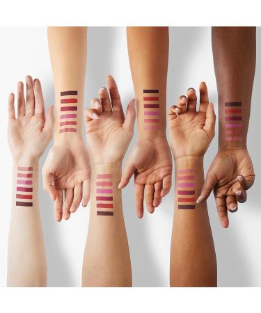 6Pcs Deep Dark Red Matte Liquid Lipstick Set for Women | Long Lasting 24 Hour Lipstick | Labiales Matte Larga Duraci n | A-03 0.08 Fl Oz - Buy Online on GoSupps.com