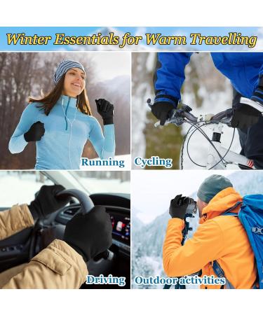 BQA Touchscreen Bicycle Gloves for Men & Women - Warm Winter Cycling Running & Driving Gloves - Non-Slip Thermal Skiing & Hiking Gloves - Breathable Elastic Black - Buy Online on GoSupps.com