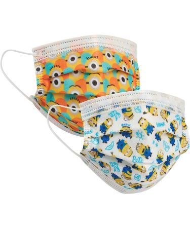 Minions 14-Count Single-Use Kids Face Masks by Just Play for Ages 2-7 - Buy Online on GoSupps.com