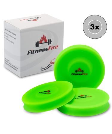 3 Set Mini Frisbee - the small frisbe disc flies over 60 meters - the new trend sport - Alternative to the ordinary frisbenport green