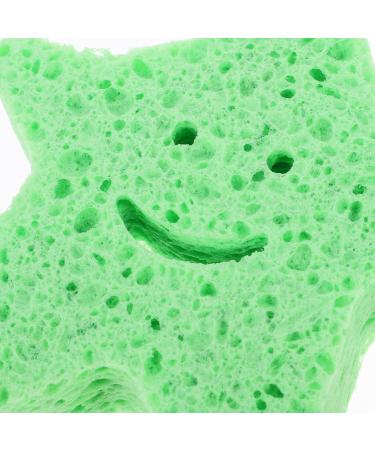 6pcs Exfoliating Bath Sponge Set - Star-Shaped Loofahs for Kids & Adults | Soft Foam Body Scrubber for Shower & Bath | Portable Exfoliating Bathing Pouf - Buy Online on GoSupps.com