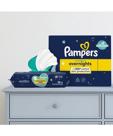 Pampers Swaddlers Overnights Size 5 Diapers - 50 Count Super Pack - Buy Online on GoSupps.com