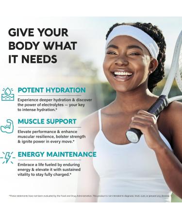 Electrolyte Tablets | Magnesium Sodium Potassium & Vitamins | Vegan & Keto | 120 Tabs - Made in USA - Buy Online on GoSupps.com