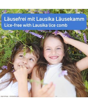 Lice Comb Lausika - Metal Nit Comb for Kids & Adults | Extra Close-Set Teeth | Effective Head Lice Treatment - Buy Online on GoSupps.com