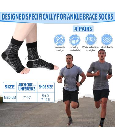 Shop Plantar Fasciitis Compression Socks | Ankle Brace & Sleeve for Pain Relief - 4 Styles Available - Buy Online on GoSupps.com