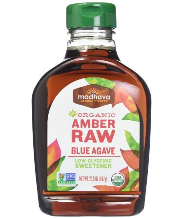 Madhava Natural Sweeteners Organic Amber Raw Blue Agave 23.5 oz (667 g)