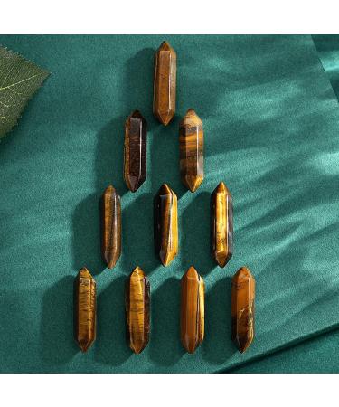 Xiannvxi 20-Piece Medicinal Crystal Set - Natural Tiger Eye Gemstones & Healing Stones for Reiki Witchcraft and Gifts - Buy Online on GoSupps.com
