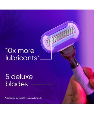 Gillette Venus Miami Midnight Extra Smooth Women's Razor Blade Refills 4 Refills - Buy Online on GoSupps.com