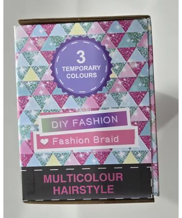 2-in-1 Braided Hair Styling Set with Drill Flash Diamond DIY Girls Makeup Hair Trimmer & Accessories Hair Scissors - Buy Online on GoSupps.com