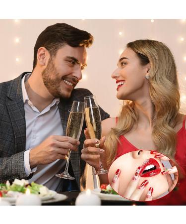 48 Pcs 3D Nail Art Rhinestone Charms for Valentine's Day - Queen King Nail Glitter Gems for Women and Girls DIY Nail Design - Buy Online on GoSupps.com