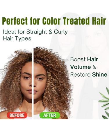 Bellahair Moisturizing Shampoo - Sulfate Free Organic Color Safe for Dry Damaged Hair | Hydrate Volumize & Restore Shine - Buy Online on GoSupps.com