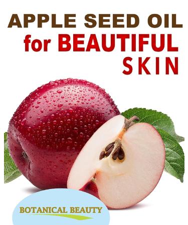 Botanical Beauty 100% Pure Apple Seed Oil - Virgin Unrefined Cold-Pressed Moisturizer for Face Body Hair and Nails | 0.5 Fl. oz - Buy Online on GoSupps.com