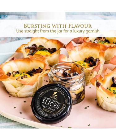 TruffleHunter Black Truffle Slices in Extra Virgin Olive Oil 1.74 Oz - Preserved Truffles (Pack of 1) - Buy Online on GoSupps.com
