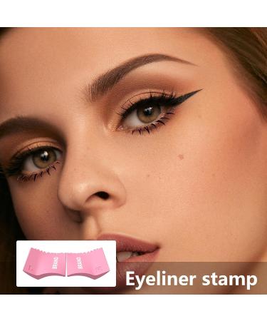 Eyeliner Stamp Silicone Tool for Lower Lash Eyeliner Stamp - Silicone Eye Makeup Tool Lower Lashes for Makeup Beginner Girls Pink - Buy Online on GoSupps.com