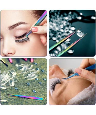 3Pcs Eyelash Extension Tweezers Set - Straight & Curved Styles for Classic Individual Extensions - Buy Online on GoSupps.com