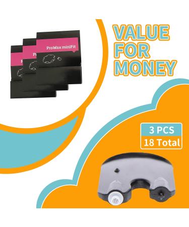 Oticon ProWax MiniFit Hearing Aid Filters - 3 Pack Replacement Wax Filters - Buy Online on GoSupps.com