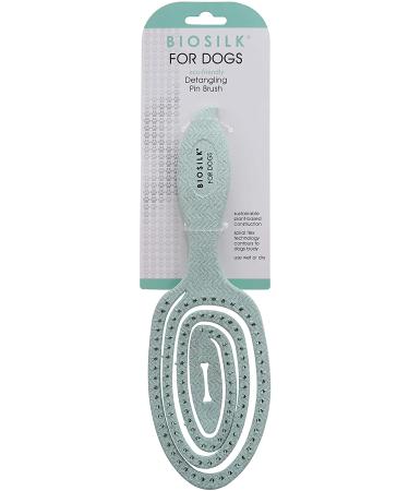 Biosilk Detangling Pin Brush for Dogs - 1 Brush | Grooming Essential - Buy Online on GoSupps.com