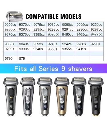 Buy Series 9 92S Electric Shaver Head Replacement - Compatible with Braun Series 9 Razors - Fast International Shipping - Buy Online on GoSupps.com