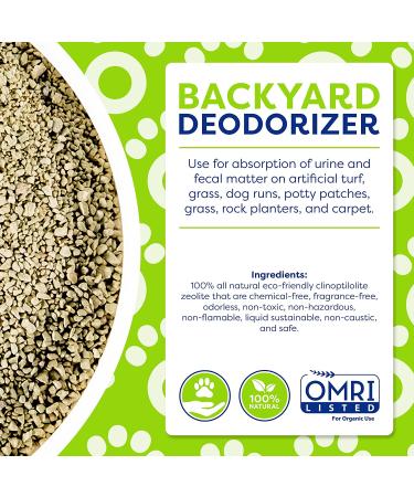 Zeofill Backyard Deodorizer - 8 lbs. | Eliminates Pet Urine Odors on Potty Patches | For Artificial Turf, Grass Lawns, Patios, Gravel, Concrete & Playgrounds | Odor Eliminator & Deodorizer - Buy Online on GoSupps.com