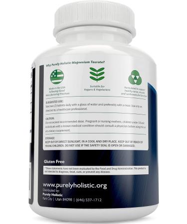 Highly Bioavailable Magnesium Taurate & Malate Bundle - 400mg - 270 + 270 Veg Tabs - Buy Online on GoSupps.com