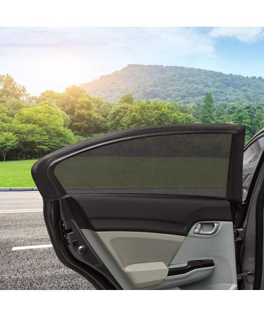 Uraqt Sun Protection Car Visor for Babies & Pets - UV Protection 2-Piece Universal Roller Shade for Rear Windows - Buy Online on GoSupps.com