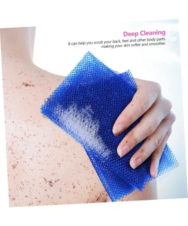 Buy Hemoton 4 Pcs Long Bath Towel & Silicone Body Scrubber for Men | Body Care Spa Essentials | International Shipping Available - Buy Online on GoSupps.com