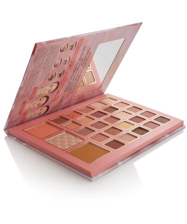 Buy Bellapierre Satin Rose Face & Eye Palette - 25 Shades Blush Bronzer & Highlighter | Non-Toxic Vegan Cruelty-Free | International Shipping Available - Buy Online on GoSupps.com