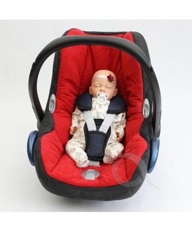 Universal Car Seat Belts Pads Shoulder Strap & Crotch Cover - Fits Most Seats, Maxi COSI - Rich Black - Buy Online on GoSupps.com