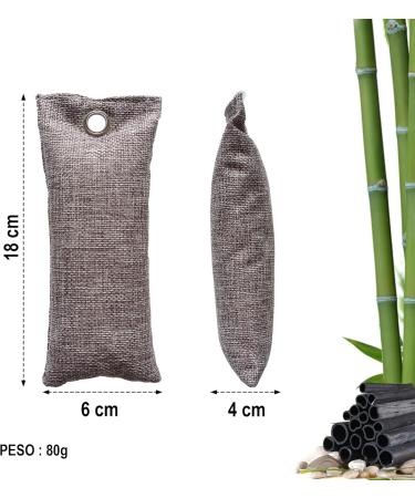Ynanna 4 Bag Activated Carbon Odor Neutralizers - 80g Air Fresheners for Fridges Cabinets & Shoes - Moisture Protection & Deodorant - 2-Pack - Buy Online on GoSupps.com