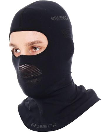 BRUBECK Functional Balaclava - Premium Face Mask for Skiing & Motorcycling | KM00010A L-XL Black - Buy Online on GoSupps.com