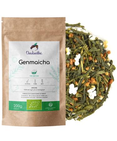 Chabioth Chabioth - Organic Genmaicha Green Tea from Japan 200g - biodegradable bag - with puffed rice