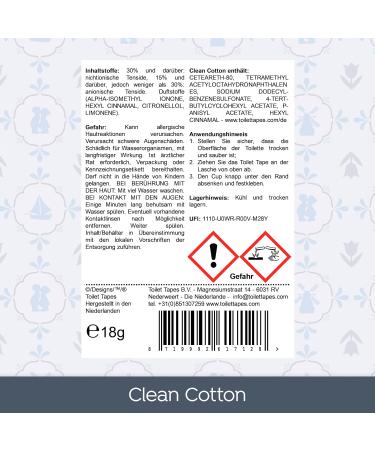 Eco-Friendly Toilet Tapes Box Set | 160+ Rinsings | 90% Less Plastic | Clean Cotton Scent | 14-Pack - Buy Online on GoSupps.com