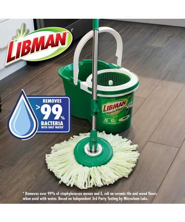 Libman 1164 Spin Mop Refill 4-Pack - Replacement Mop Heads for Effortless Cleaning - Buy Online on GoSupps.com